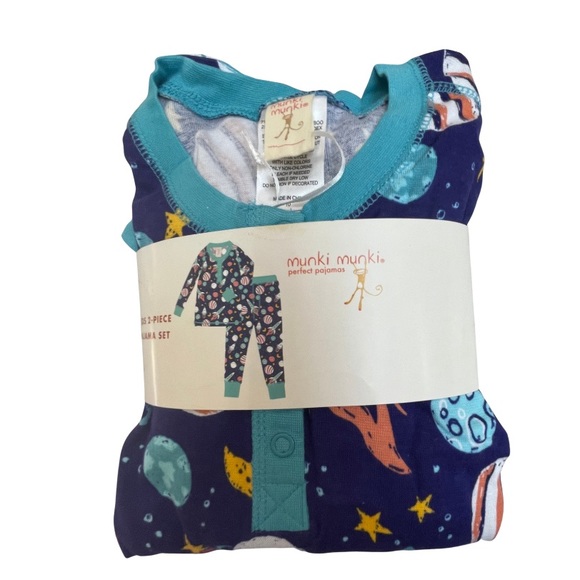 Munki Munki kids 2 Piece Pajama Set - Picture 8 of 8